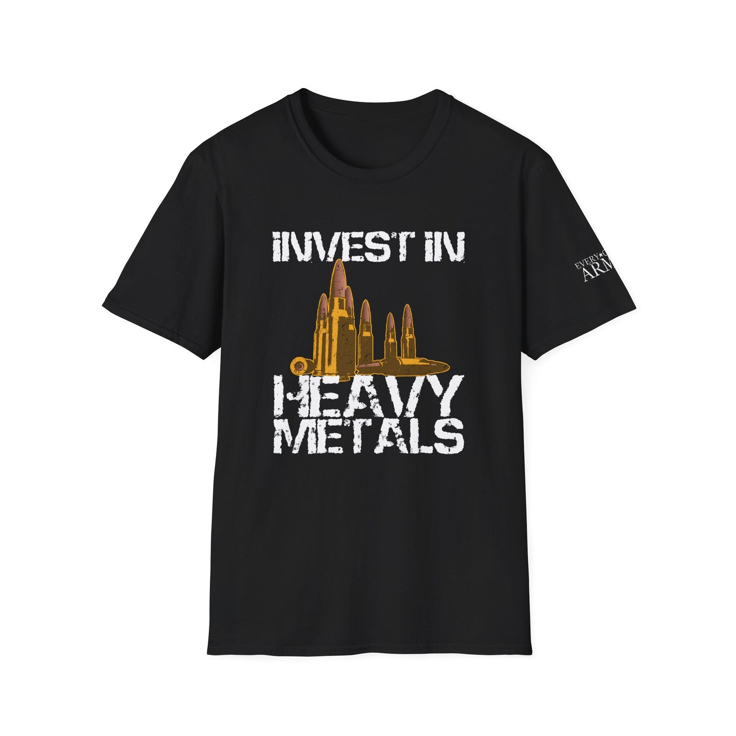Ballistic Wealth – Invest in Heavy Metals Tee